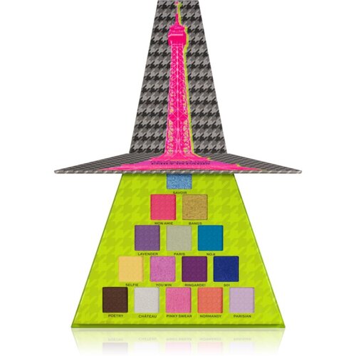Makeup Revolution X Emily In Paris paleta senčil za oči odtenek City Of Love 9,75 g Slike