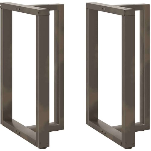  Noge barski stol T-oblika 2 kom 60x35x(90-91) cm čelik Slike