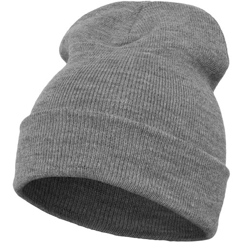 Flexfit Long cap of heavy heather gray color Cijene