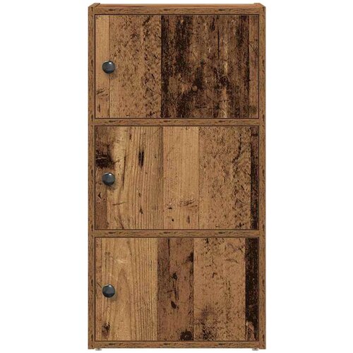 VidaXL Regal za knjige boja starog drva 40x24x77 cm konstruirano drvo Slike