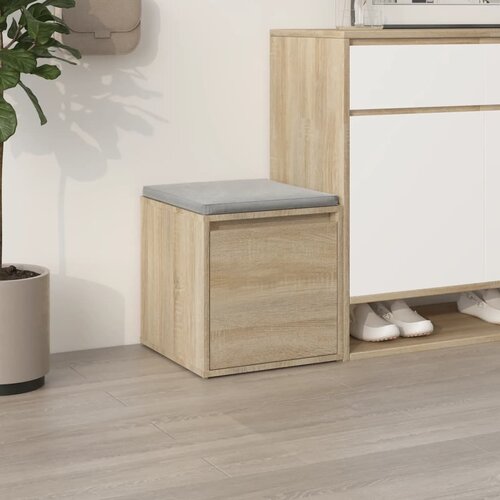 VidaXL Predalnik sonoma hrast 40,5x40x40 cm inženirski les Slike