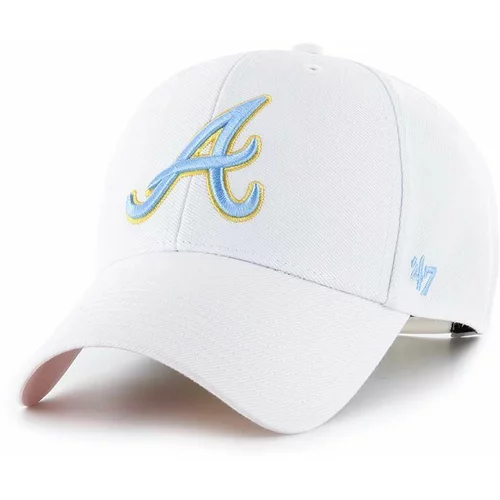 47 Brand Kapa s dodatkom vune MLB Atlanta Braves boja: bijela, s aplikacijom