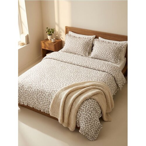 Sinsay Set posteljine s leopard uzorkom i volanima Slike