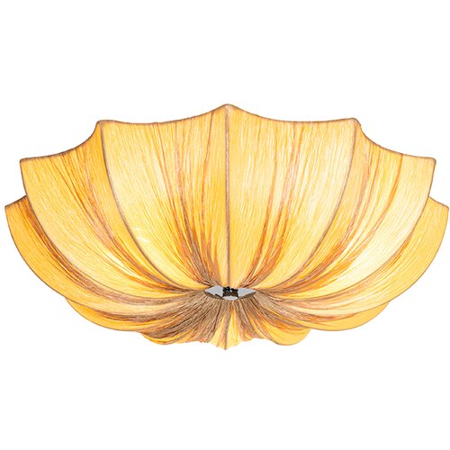 QAZQA Design stropna svetilka bež 52 cm 3-light - Plu Cene