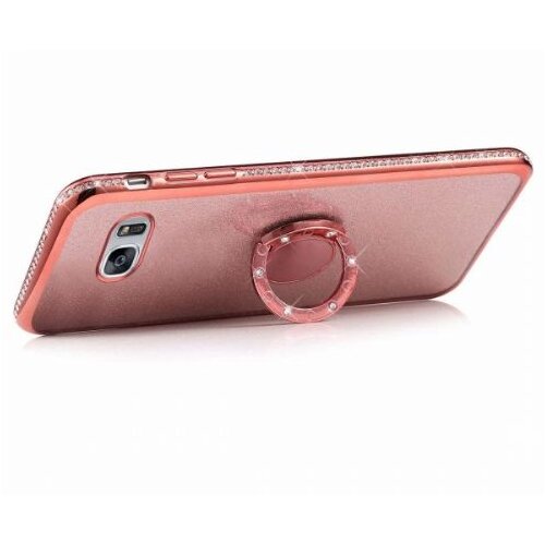 Nillkin Silikonski ovitek RING za Samsung Galaxy S10e G970 roza z ble&amp;scaron;čicami Slike