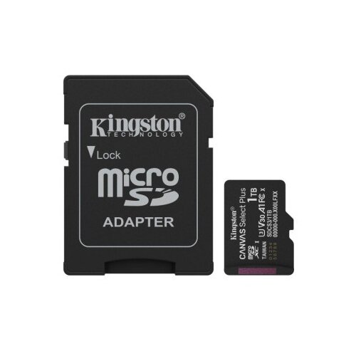 Kingston U1 V10 SDXC 1TB Canvas Select Plus G3 150R SDCS3/1TB Memorijska kartica + adapter Slike