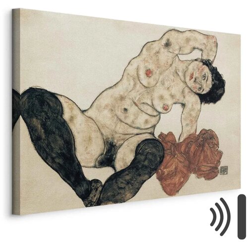  Slika - Egon Schiele – Liegender Akt mit gelbem Handtuch 120x80 Akustična Cene