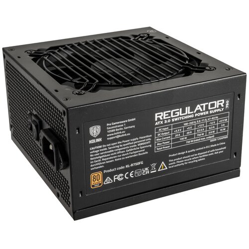 Kolink Regulator 80 PLUS Gold PSU, ATX 3.0, PCIe 5.0, modular - 750 Watts Cijene