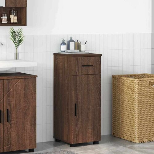 vidaXL Kupaonski ormar Smeđi hrast 30 x 35 x 80 cm Konstruirano drvo Cijene