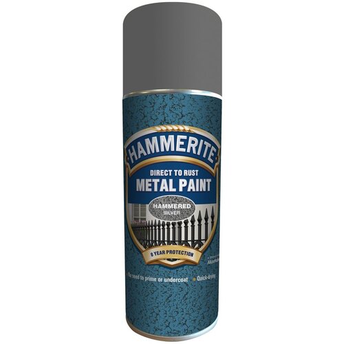HAMMERITE Lak u spreju Hammered (Sjaj, 400 ml, Srebrna) Slike