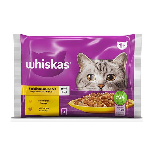Whiskas kesice izbor živine 4x85gr Cene