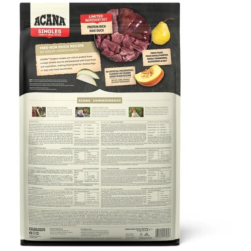 Acana Singles Free Run Duck 11,4 kg Slike