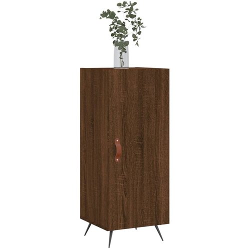  Komoda boja smeđeg hrasta 34,5 x 34 x 90 cm konstruirano drvo Slike