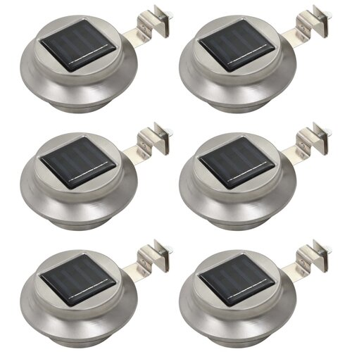vidaXL Zunanje solarne svetilke LED 6 kosov okrogle 12 cm bele, (20770037) Cene