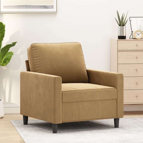  Fotelj rjav 60 cm žamet Cene