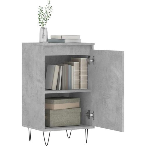  Komoda siva boja betona 40 x 35 x 70 cm od konstruiranog drva Slike