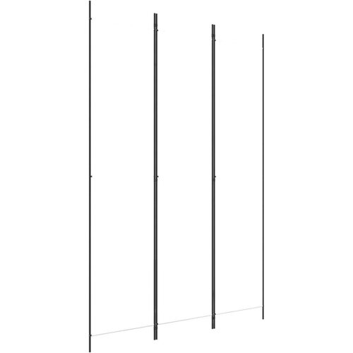  Sobna pregrada s 3 panela bijela 150 x 220 cm od tkanine Slike