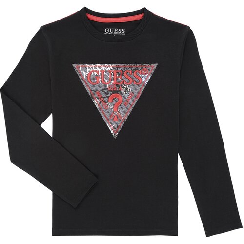 Guess Majice z dolgimi rokavi LS T-SHIRT Črna Cene