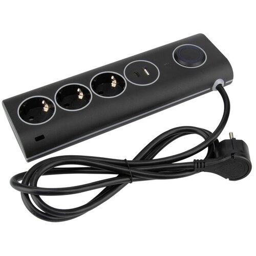  Prenosiva utičnica 3+USB+C, 1,5m+prekidač s prenaponskom za&amp;scaron;titom Slike