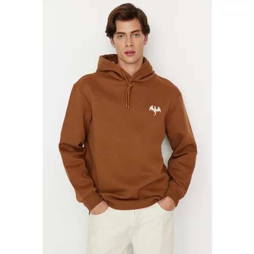 Trendyol Sweatshirt - Brown - Regular fit