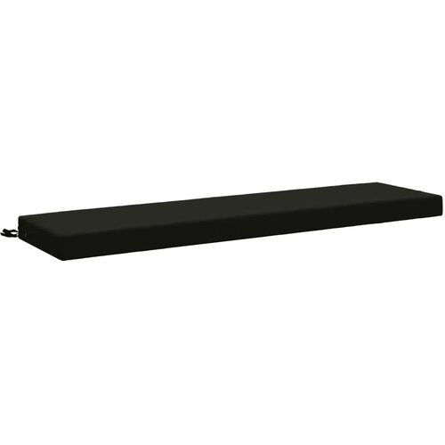  Jastučići za klupe - 2 dijela SOEST 2 kom. 100% poliester Crna - Crna 160 x 40 x 8 cm Poliester Cene