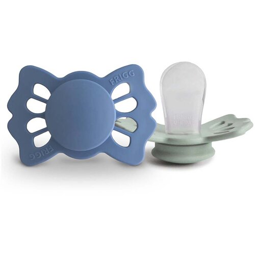 FRIGG® simetrična duda lucky silicone ocean view & sage Cene