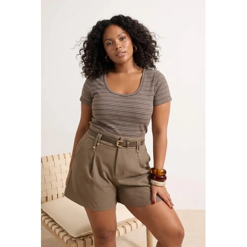 Trendyol ženska bluza Tbbss26Af00116, braon Cene