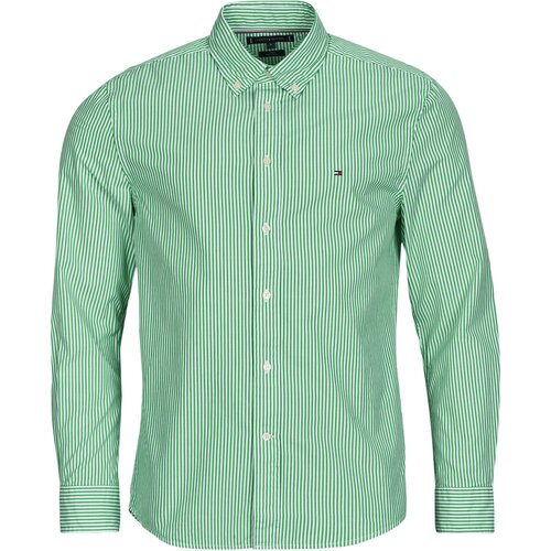 Tommy Hilfiger FLEX POPLIN CLASSIC STP RF SHIRT Zelena Slike