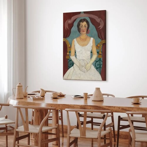  Slika - Frida Kahlo &amp;ndash; Portrait of a Lady in White 60x90 Premium Print Slike