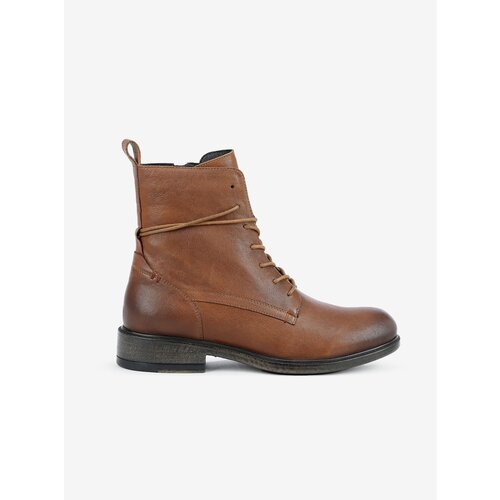 Geox Brown Women Leather Ankle Boots Catria - Women Cene