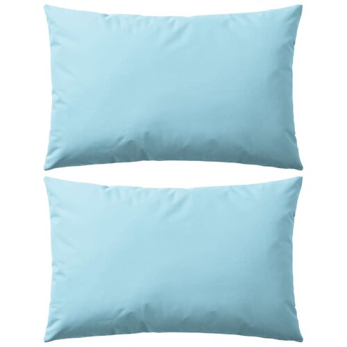 vidaXL Vrtni jastuci 2 kom 60 x 40 cm svjetlo plavi Cijene