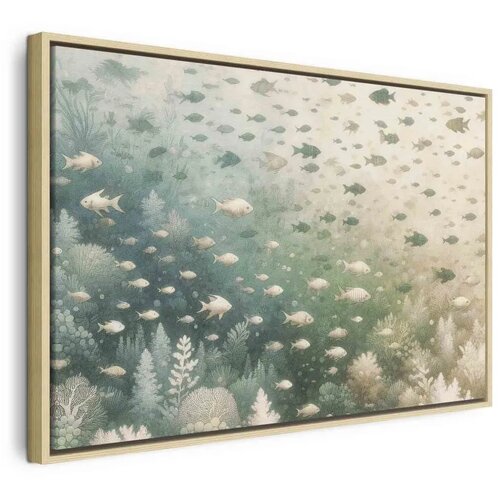  Slika - The marine world 60x40 U prirodnom drvenom okviru Cene
