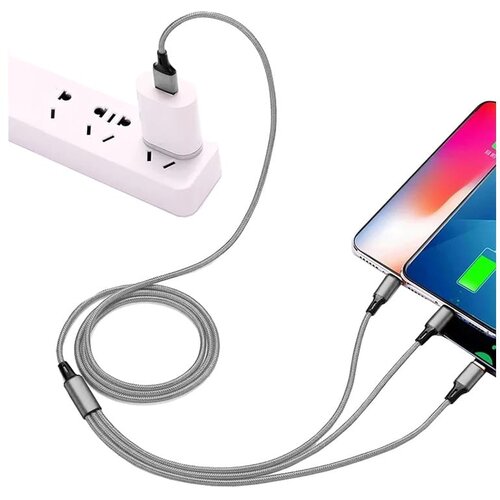  3u1 usb kabel za telefon lightning kabel iphone micro usb 120cm Slike