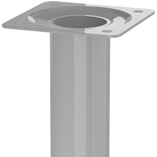 WALTECO Postolje za namje&amp;scaron;taj (D x &amp;Scaron; x V: 3 x 3 x 25 cm, &amp;Oslash; x V: 3 x 25 cm, Nosivost: 50 kg, Čelik, Siva) Slike