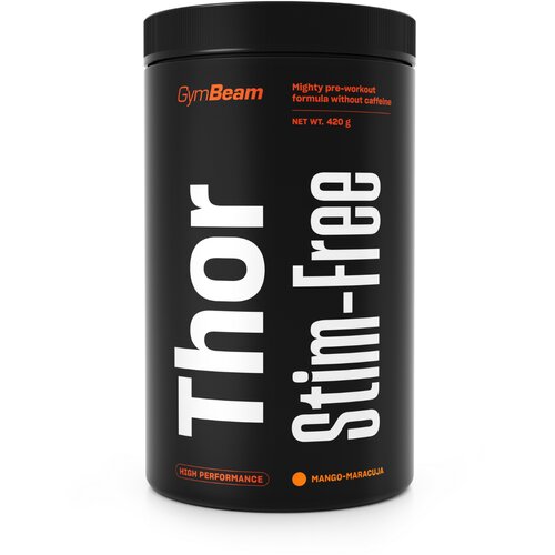 GymBeam thor stim-free 420 g mango - marakuja Cene