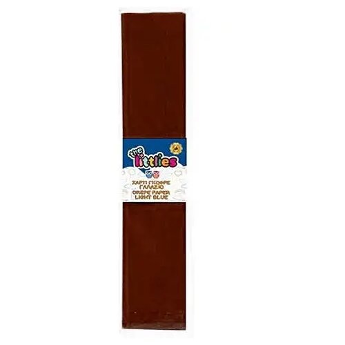Luna krep papir rjave barve 50x200cm Cene