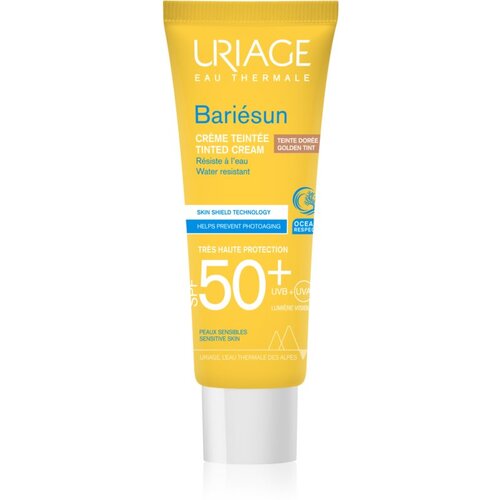 Uriage Bari&amp;eacute;sun za&amp;scaron;čitna tonirana krema za obraz SPF 50+ odtenek Golden 50 ml Slike