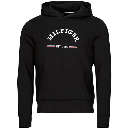 Tommy Hilfiger Puloverji ROUNDALL HOODY Črna Cene