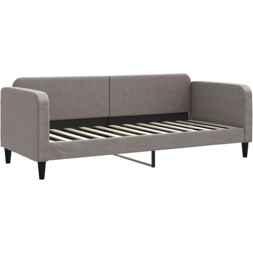  Dnevni krevet smeđesivi 80 x 200 cm od tkanine Slike