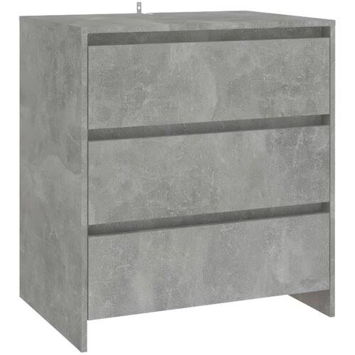 Maison Chic Komoda - Predalnik betonsko siva 70x41x75 cm iverna plo&amp;scaron;ča, (21718602) Slike