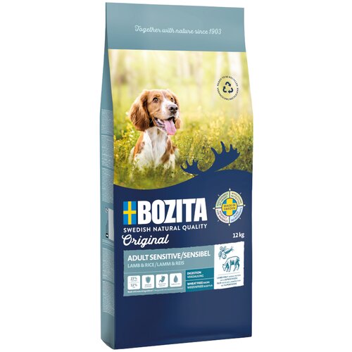 Bozita Original Sensitive Digestion jagnjetina & riž - brez žit - Varčno pakiranje: 2 x 12 kg Cene