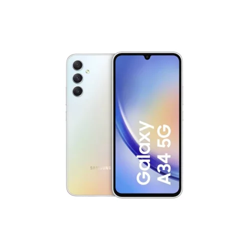 Samsung Pametni telefon Galaxy A34 6GB 128GB 6,6 ''5G srebro, (20682992)