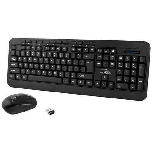 Esperanza TK109 Wireless set - USB keyboard + mouse Black Slike