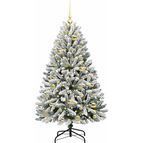  Umjetno božićno drvce 120 cm 150 LED lampica Topla bijela Slike