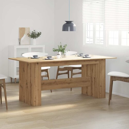  Blagovaonski stol Artisan hrast 180x90x76 cm izrađeno drvo Slike