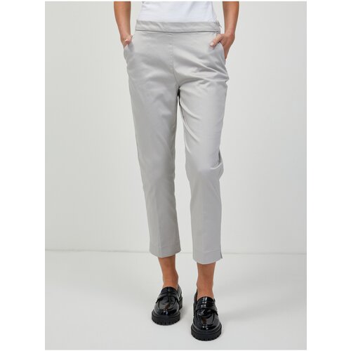 Orsay Light grey shortened trousers - Women Slike