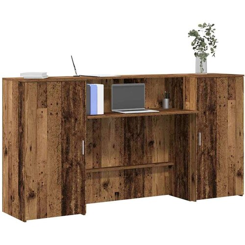  Recepcijski stol 200x50x103 5 cm od konstruiranog drva Slike