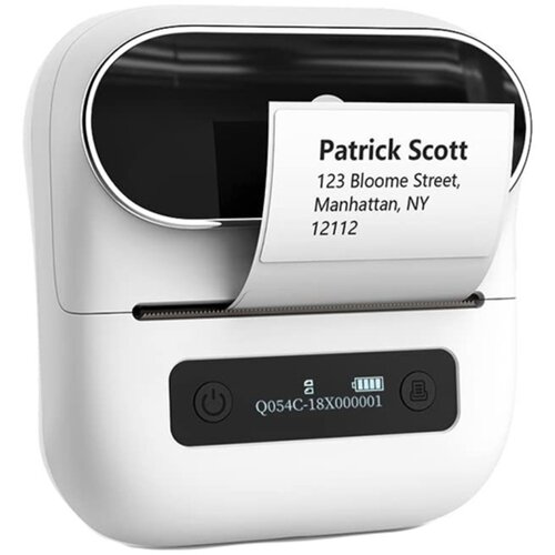 INF Prenosni termalni tiskalnik 203dpi Bluetooth 4.2, 2200mAh, 20-75mm White, (5000266815) Cene