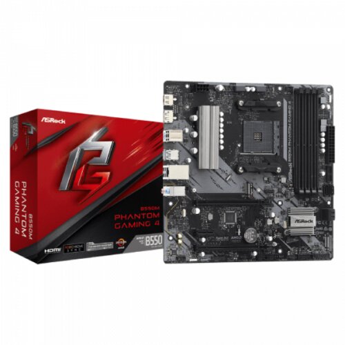Mb B550M Phantom Gaming 4 Socket AM4 micro ATX AMD B550 Cijene