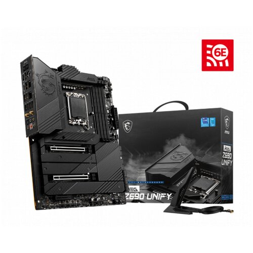 MSI MB 1700 MEG Z690 UNIFY ATX DDR5 WiFi BT 5.2 2x2,5Gb LAN 5xM.2 USB-C 20Gbps Cene